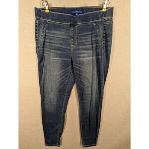 Apt 9 Blue Jeans Size 16 Skinny Pull On -0224C175